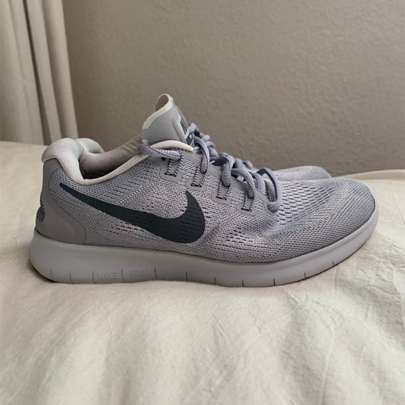 Nike Shoes - Grey nike free run rn 6.5 womens - needs insoles